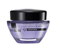 Avon Crème liftante de jour Anew Platinum SPF25, avec technologie Protinol™ pour lifter la peau et reconstituer la fermeté, l'hydratation et l'élasticité de la peau, 50 ml