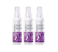 AVON Foot Works Lot de 3 sprays désodorisants pour pieds et chaussures à la lavande 100 ml (300 ml)