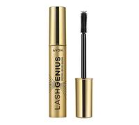Avon Lash Genius Mascara Multitask & Multiply Marron Noir avec brosse de contrôle intelligent et formule gel à glissement rapide pour un volume complet, une longueur, un lift, une intensité et une