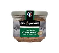 AVON & RAGOBERT - Avon Et Ragobert Terrine De Canard Au Poivre Vert 180G - Lot De 3 - Vendu Par Lot