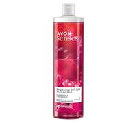 Avon Senses Gel Douche Framboise Delight pour Femme 500 ml Framboise & Cassis