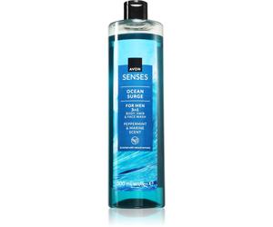 Avon Senses Ocean Surge gel de douche pour homme 3 en 1 500 ml