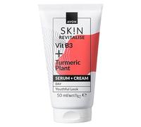 Avon Sk!n Revitalise Sérum & Crème avec Vitamine B + Curcuma Tube de 50 ml