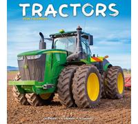 AVONSIDE Publishing Calendrier mural 2026 Motif tracteurs 12 mois Emballage sans plastique