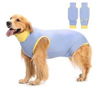 Avont Body Chien Post Opératoire Stérilisation Combinaison de Récupération pour Chien Anti Léchage, Protection Post-Chirurgie, Contre Les Maladies de Peau -Bleu(3XS)
