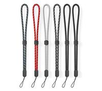 Avorast Lot de 6 dragonnes de poignet réglables en nylon coloré pour GoPro, appareil photo, clés, porte-clés, téléphone, clé USB, portefeuille, badge d'identification (couleurs variées)