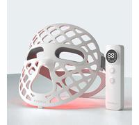AVORLA Masque de beauté LED - Masque de thérapie par lumière rouge et infrarouge pour les rides - Lumière bleue pour l'acné - Multi-longueurs d'onde pour soins de la peau - Rechargeable pour un usage