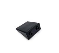 Avosdim Butée équerre noire + contreplaque + vis - Volet roulant - Pièce détachée compatible ZF (réf. H151)