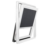 AvosDim.com stores, rideaux, moustiquaires Store Compatible pour fenêtre Velux ® Occultant Uni ossature Blanche Code Dimension GGL/GGU/GHL/GFL/GHU/GPU/GRL (CK02, Blanc)