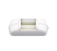 Avosdim Guide sangle fixation horizontale blanc - Volet roulant - Pièce détachée compatible ZF (réf. G218)