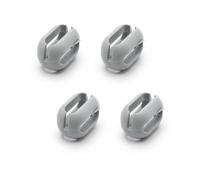 AVOSDIM Raccord chaînette à billes 4 mm pour store - Lot de 4, Gris | Répare ou ajuste la manœuvre · Billes ø4 mm · Corps 13 mm · Sans outil · Lot de 4