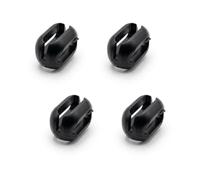 AVOSDIM Raccord chaînette à billes 4 mm pour store - Lot de 4, Noir | Répare ou ajuste la manœuvre · Billes ø4 mm · Corps 13 mm · Sans outil · Lot de 4