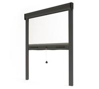 Avosdim Store moustiquaire fenêtre Alu Luxe (Anthracite, L100 x H 160 cm)