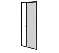 Avosdim Store moustiquaire Porte Alu Luxe - H230 x L140cm recoupable - Noir 9005 texturé - Protection insectes ajustable