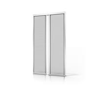 Avosdim Store moustiquaire Porte Alu Luxe - H230 x L240cm recoupable - Blanc 9010 texturé - Protection insectes ajustable