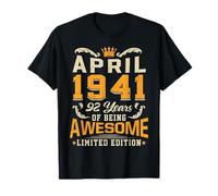Avril 1941 Vintage 85 Years Awesome 85th Birthday Apr T-Shirt
