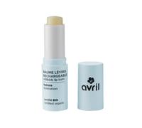 Avril Baume à Lèvres Rechargeable Bio 4 g - Incolore - Stick + Recharge Inclus - Au Beurre de Karité & Huile d'Amande Douce - Hydrate, Nourrit et Protège - Certifié COSMOS Organic - Vegan - Fa