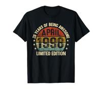 Avril Birthday Est 1998 Édition limitée Vintage 28ème T-Shirt