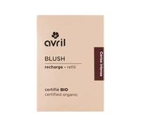 Avril Blush Recharge Bio - Fard à Joues Naturel Vegan, Certifié Cosmos Organic, Recharge Aimantée 5 g (Cerise intense)