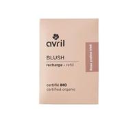 Avril Blush Recharge Bio - Fard à Joues Naturel Vegan, Certifié Cosmos Organic, Recharge Aimantée 5 g (Rose Praline irisé)