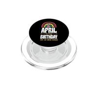 Avril, C'est Mon Anniversaire, Oui, Tout Le Mois, Boho Rainbow PopSockets PopGrip pour MagSafe