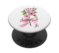 Avril Cherry Blossom Naissance Mois Fleur Floraison PopSockets PopGrip Adhésif