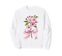 Avril Cherry Blossom Naissance Mois Fleur Floraison Sweatshirt