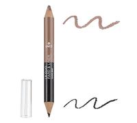 Avril - Crayon Duo Fard & Liner Bio - Enrichi en Huile de Graine de Ricin Bio et Cire d'Abeille Bio - 100% d'Origine Naturelle - Fabriqué en France