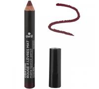 Avril – Crayon rouge à lèvres jumbo mat – Bio 100% d'origine naturelle – Bordeaux