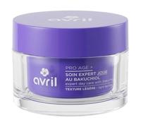 Avril Crème de Jour Légère PRO AGE+ Bio 50 ml - Hydrate, Améliore l'Élasticité et Ravive l'Éclat - Certifiée COSMOS Organic - Vegan - Fabriquée en France (Recharge 50 ml, Crème de Jour Légère)