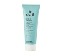 Avril - Crème de Nuit Bio - Peaux Sèches & Sensibles - Huile de Graine de Carthame Bio - 99% d'Origine Naturelle - Certifié Bio Ecocert - Fabriqué en France - 50ml