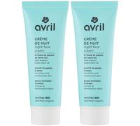 AVRIL Crème de Nuit - Peaux Normales à Mixtes Pour La Peau 2x50 ml