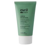 Avril - Crème de Rasage Homme Bio - Aloe Vera Bio - Protection contre les Irritations - Tous Types de Peaux - 98% d'Origine Naturelle - Certifié Bio Cosmos Organic - Fabriqué en France - 150ml