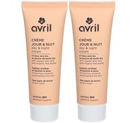 Avril Crème Jour & Nuit Certifiée BIO Pour La Peau 2x50 ml