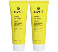 Avril Crème Visage Bio Peaux Sèches et Sensibles 2x50 ml
