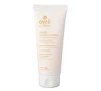 Avril - Crème Visage & Corps Bébé - Haute Tolérance - Beurre de Cacao Bio - Sans Parfum Ajouté - 99% d'Origine Naturelle - Certifié Bio Ecocert - Fabriqué en France - 100ml
