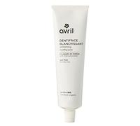Avril - Dentifrice Blanchissant - Poudre de Charbon - Aloe Vera Bio - Sans Fluor - Goût Menthe Fraîche - Certifié Bio Ecocert - 99% d'Origine Naturelle - Produit Vegan, Fabriqué en France - 100ml