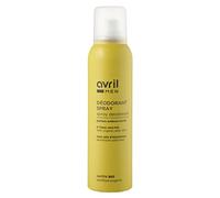 Avril - Déodorant Spray Homme Bio - 99% d'Origine Naturelle - A l'Aloé Vera Bio - Parfum Embrun Boisé - Certifié Bio Cosmos Organic - Produit Vegan, Fabriqué en France - 150ml