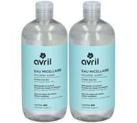 Avril Eau Micellaire Bio Pour Le Visage 2x500 ml
