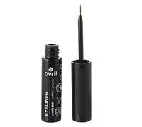 Avril - Eyeliner Bio - Pinceau Ultra Fin, Application Précise - Texture Fluide - 98% d'Origine Naturelle - Certifié Bio Cosmos Organic - Fabriqué en France - 3,5mm