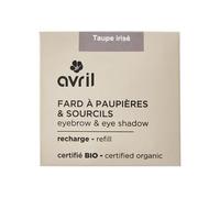 Avril Fard à Paupières Bio - Ombre à Paupières Naturelle Vegan, Certifiée Cosmos Organic, Texture Douce et Modulable (Taupe irisé)