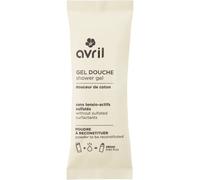 Avril Gel Douche en Poudre à Reconstituer Bio - Gel Douche Naturel Vegan, Certifié Cosmos Organic, Format Éco-Responsable (Douceur de Coton)