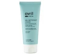 Avril - Gel Nettoyant Visage Homme Bio - Zinc PCA & Aloe Vera Bio - Sans Savon - Tout Type de Peau - 99% d'Origine Naturelle - Certifié Bio Ecocert - Fabriqué en France - 100ml