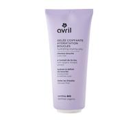Avril Gelée Coiffante Hydratation Boucles Bio 200 ml - Définition des Boucles Sans Effet Carton - À l'Eau Florale de Rose, Extrait de Lin & Aloe Vera - Certifiée COSMOS Organic - Vegan - Fabri
