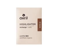 Avril Highlighter Bio - Enlumineur Visage Naturel Vegan, Certifié Cosmos Organic, Texture Poudre Douce et Modulable (Or Cuivré)