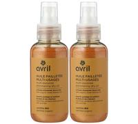 AVRIL Huile Pailletée Multi-usages 2x100 ml