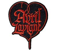 Avril Lavigne Heart Woven Patch