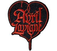 Avril Lavigne Heart Woven Patch Size One Size