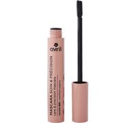 Avril Mascara Soin Précision Bio - Mascara Naturel Vegan, Certifié Cosmos Organic, Brosse Précise (Noir)
