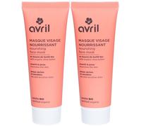 AVRIL Masque visage nourrissant Masque(S) Pour Le Visage 2x50 ml
